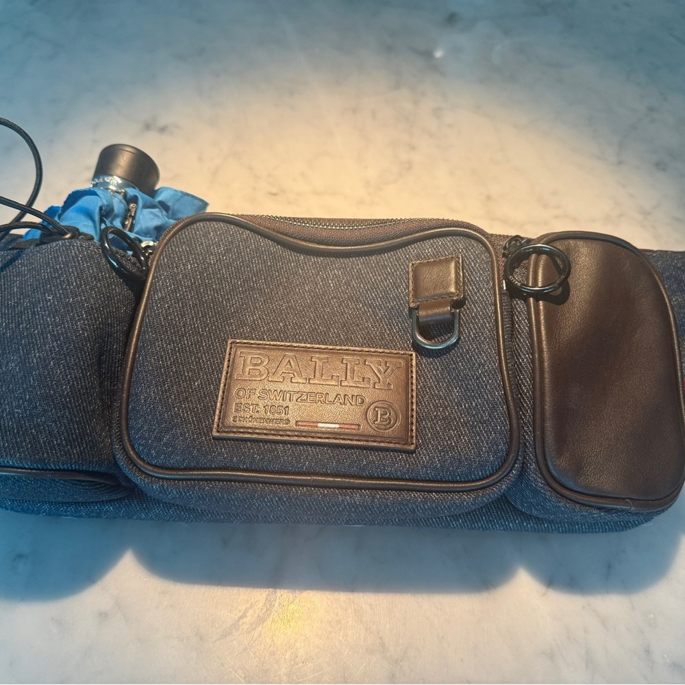 Bally Denim Fanny pack